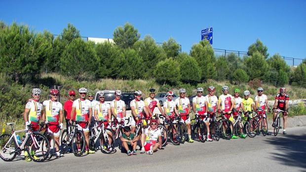 Miembros del Club Ciclista de El Puerto.
