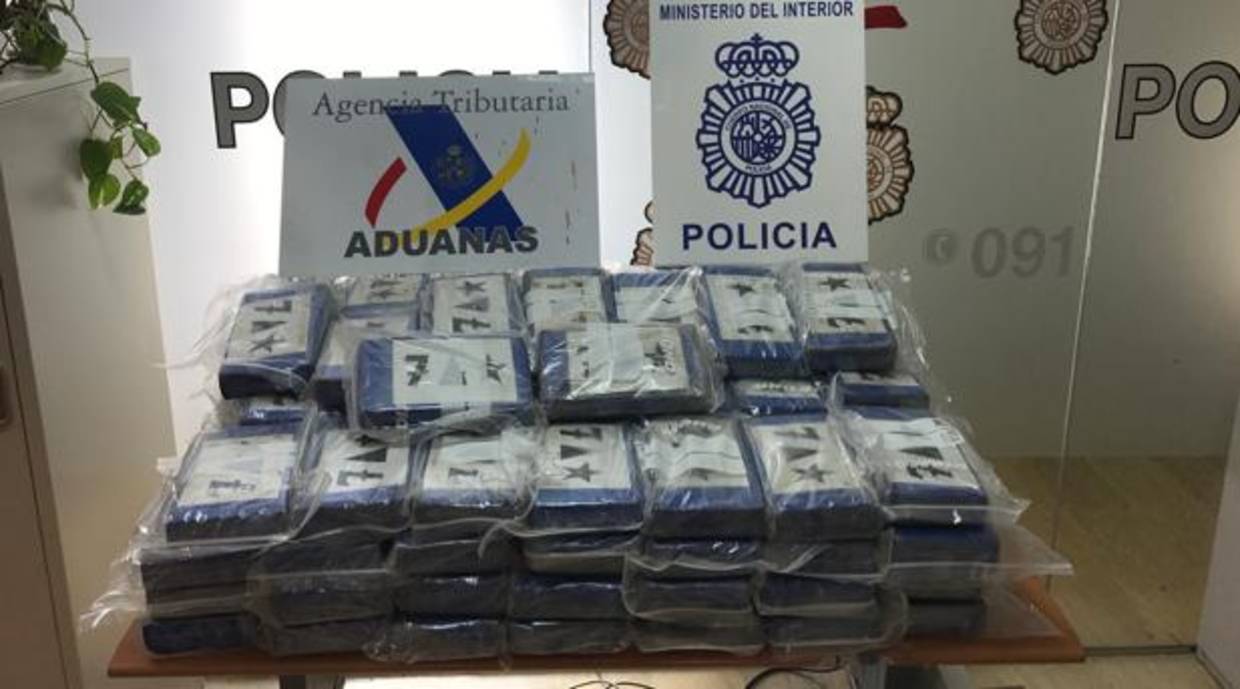 Intervenidos 118 kilos de cocaína en el puerto de Algeciras en un contenedor de langostinos de Ecuador