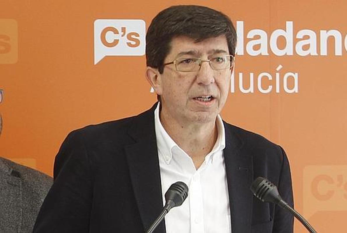 El presidente de Cs en el Parlamento andaluz, Juan Marín