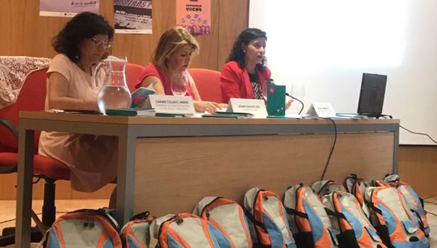 La Alcaldesa de Jerez y la responsable del Programa Educativo Menores Ni Una Gota de la Fundación Alcohol y Sociedad, Mari Carmen Ros