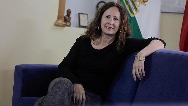 Remedios Palma, en la Delegación de Cultura