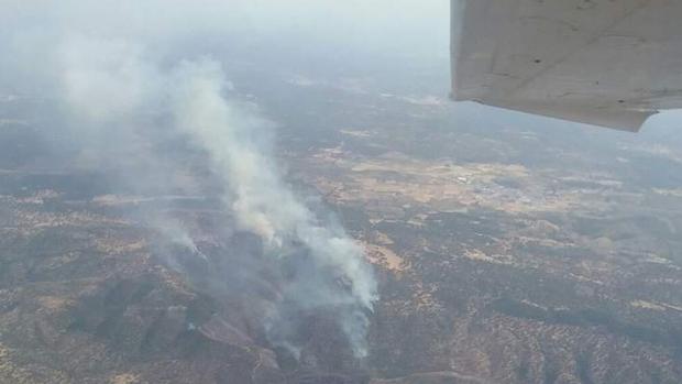 El Infoca da por controlado el incendio forestal de Guadalcanal