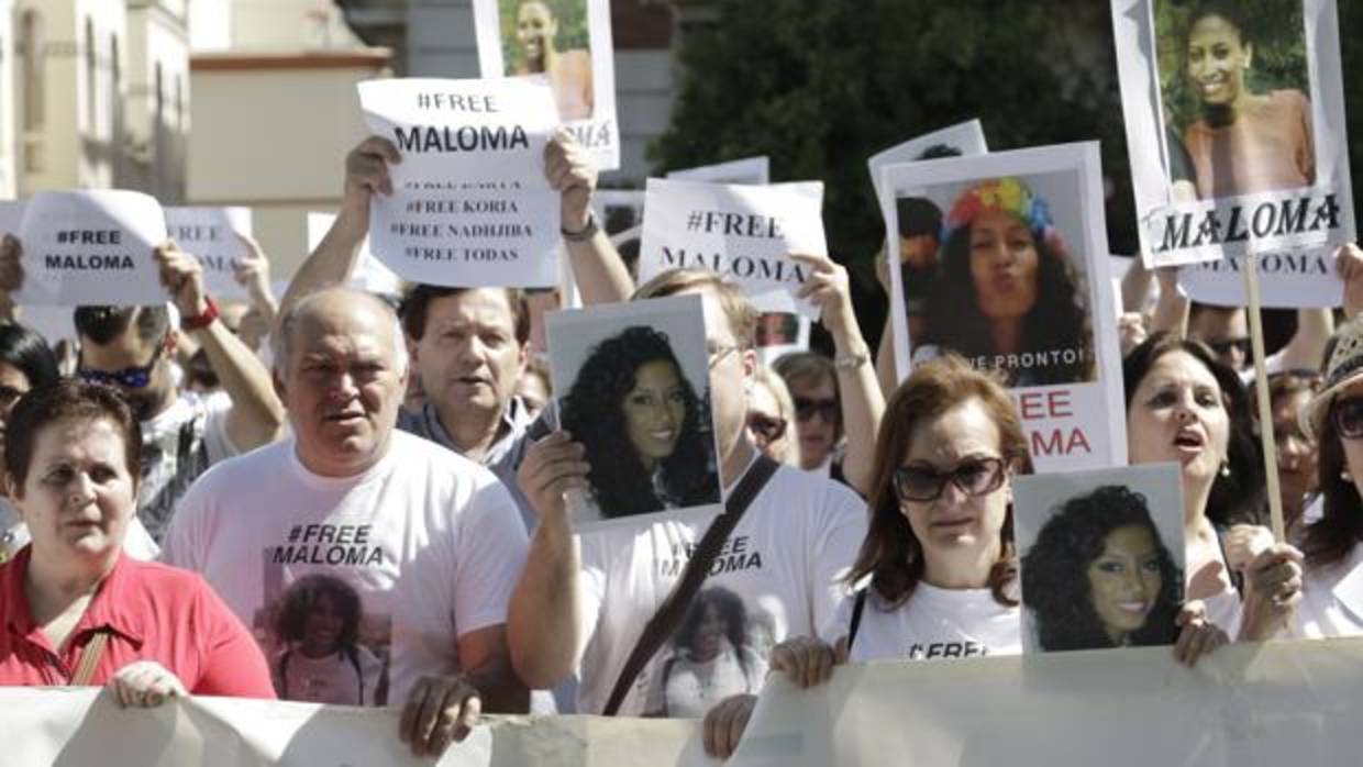 Los familiares de Maloma y otras retenidas en Tinduf se manifestarán por su libertad en Matalascañas