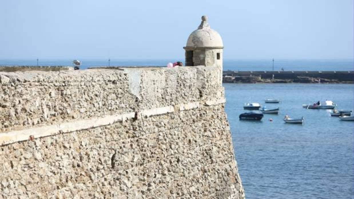 vista desde el Castillo de Santa Catalina, Cádiz