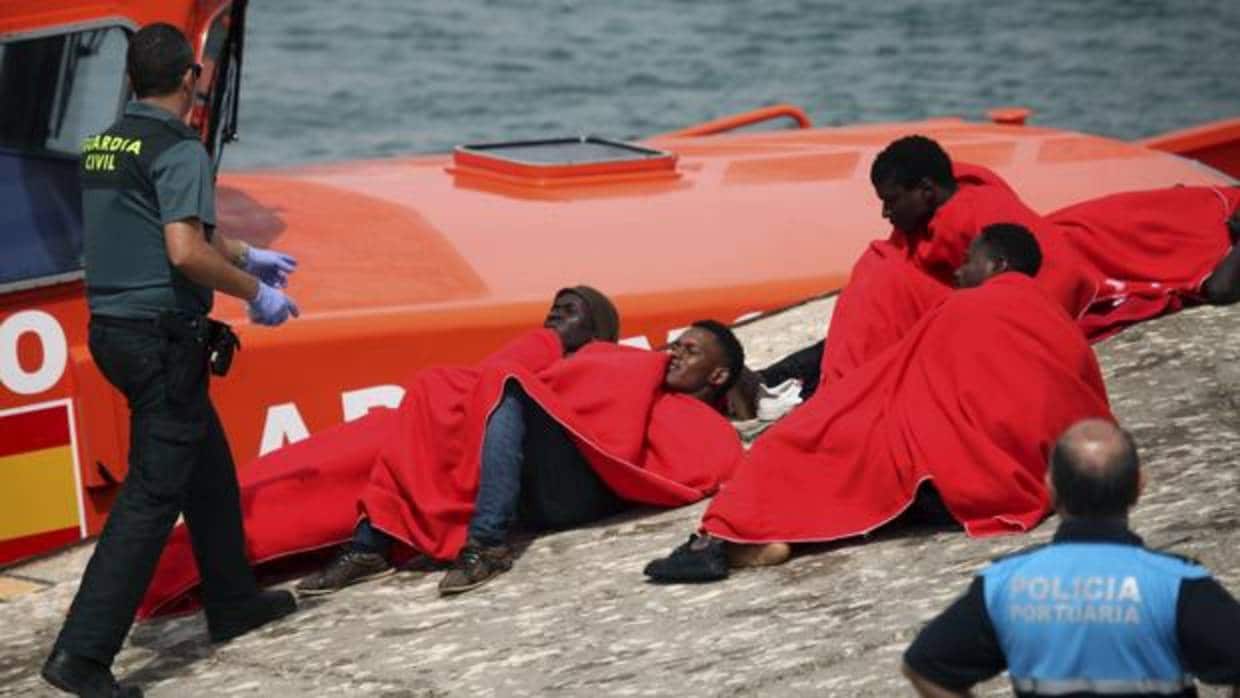 Inmigrantes rescatados en las últimas fechas en Tarifa