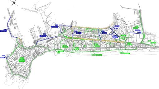 El trazado del carril bici al completo se puede consultar en la web www.carrilbicicadiz.es