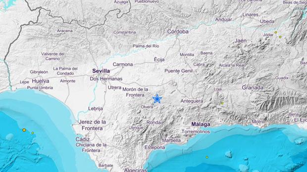 Registrado un terremoto de 3.0 grados en El Saucejo