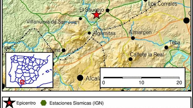 Dos nuevos terremotos tras el registrado este martes al mediodía en El Saucejo