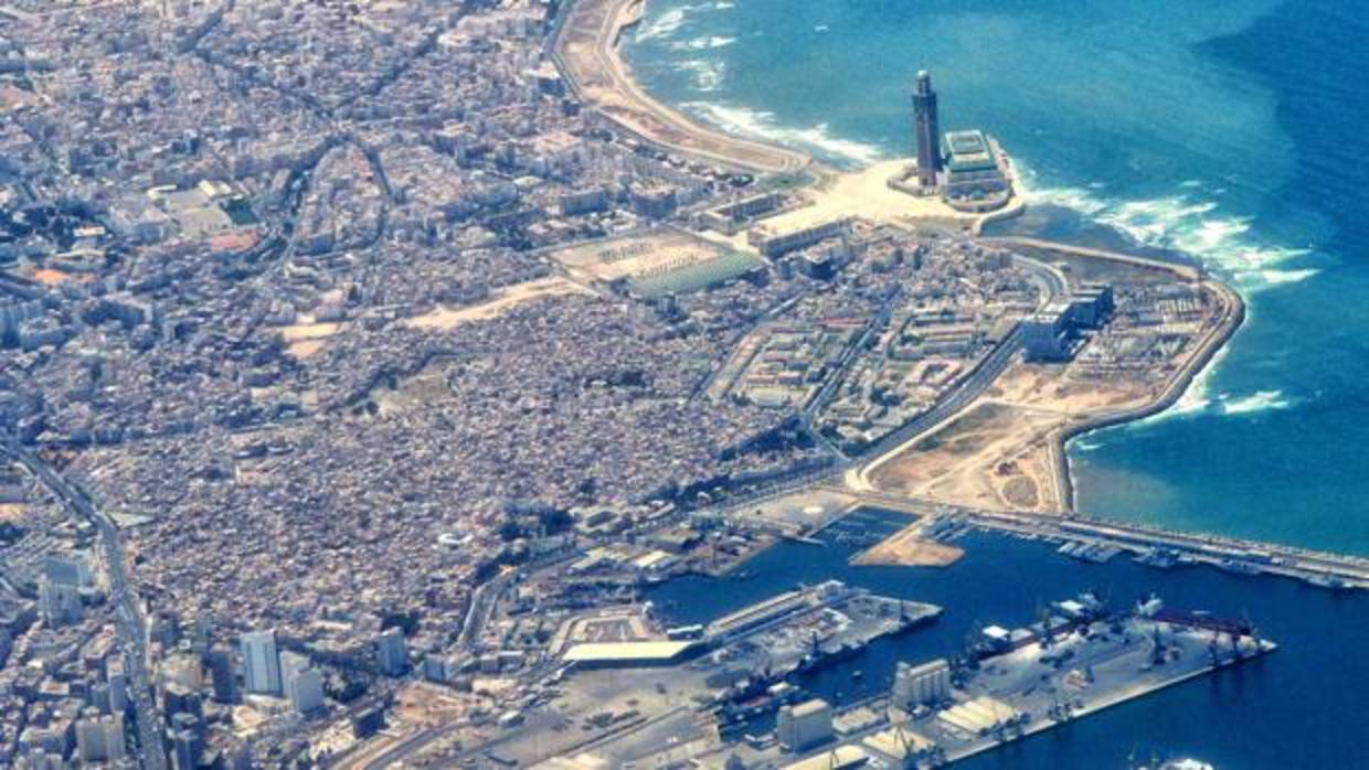 Vista aérea de Casablanca