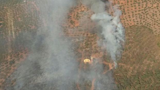 Declarado otro incendio en Guadalcanal, quinto este año en ese municipio