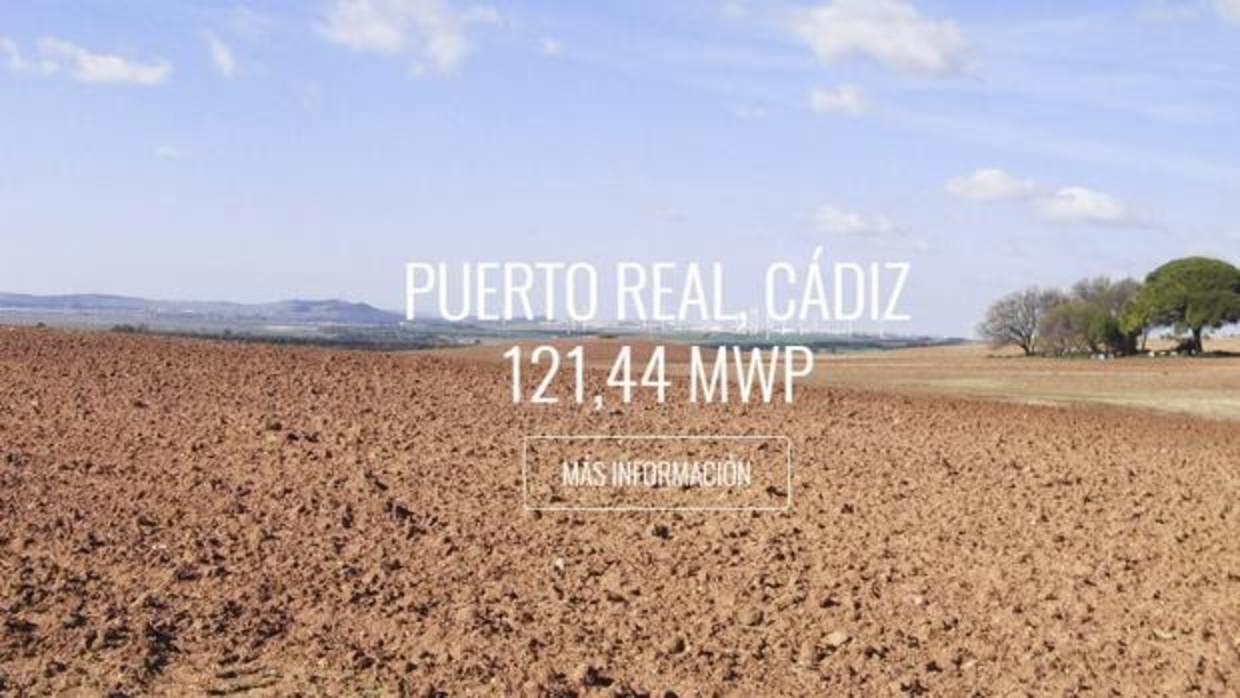 Terreno baldío en el que se instalará el huerto solar de Puerto Real