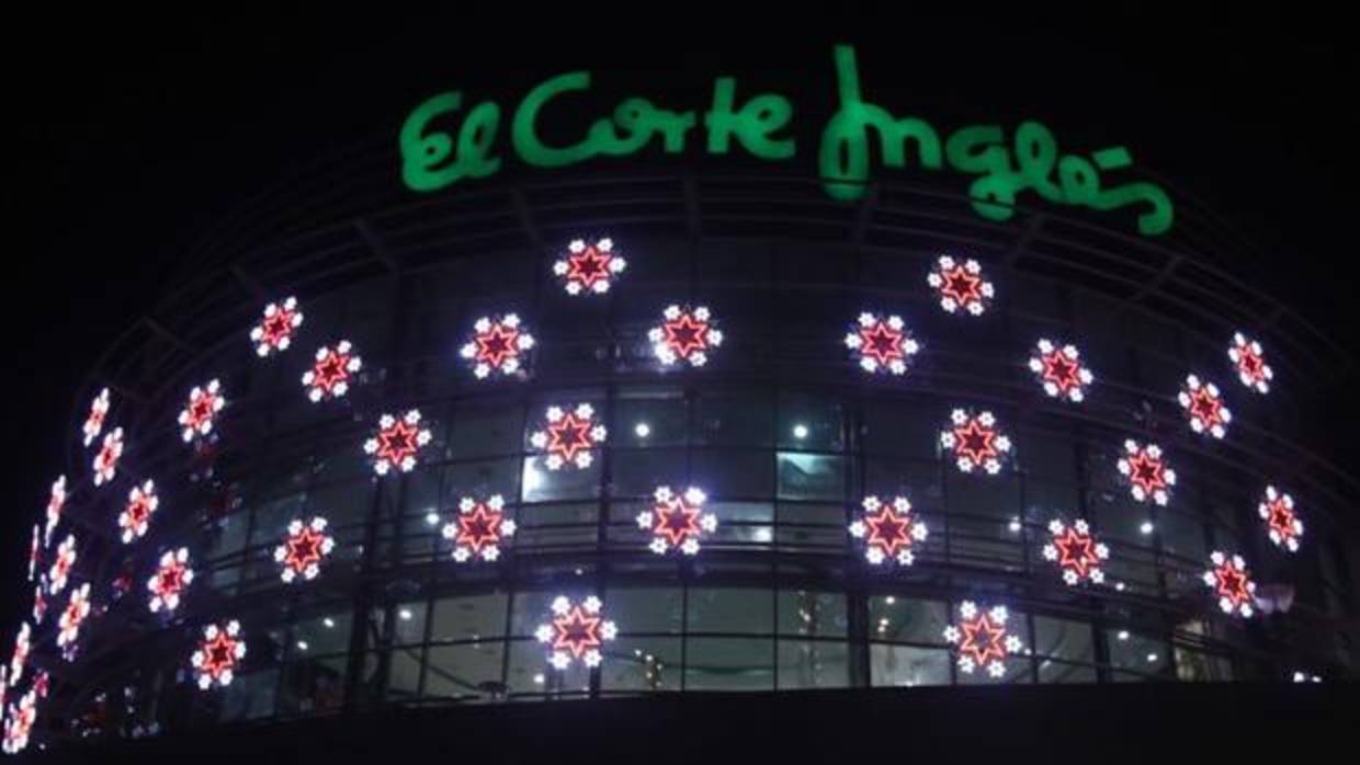 Iluminación del Corte Inglés en Cádiz