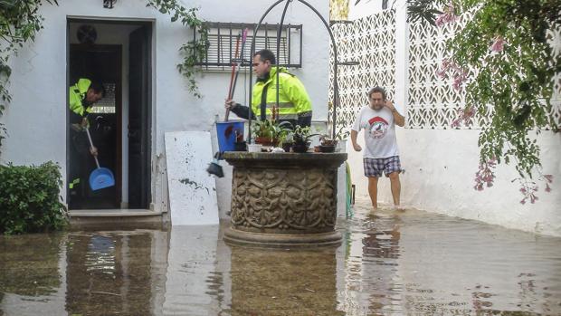 Jerez, de nuevo, la zona más afectada por la lluvia