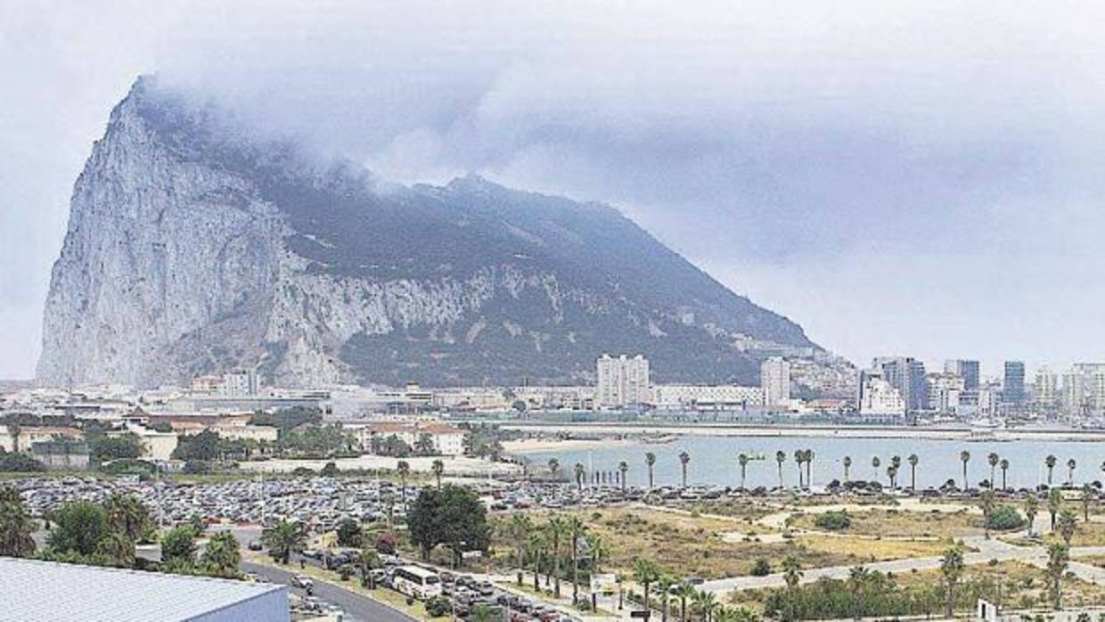 Imagen de Gibraltar desde España
