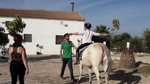 Amica Morón ayuda a los niños con problemas a través del caballo