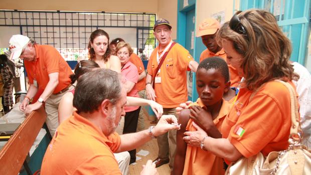 África Arco Iris vacunará a otros 15.000 niños de Costa de Marfil