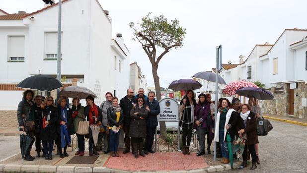 El alcalde de Chiclana inaugura las calles María Telo, Felisa Martín y Asunción Linares