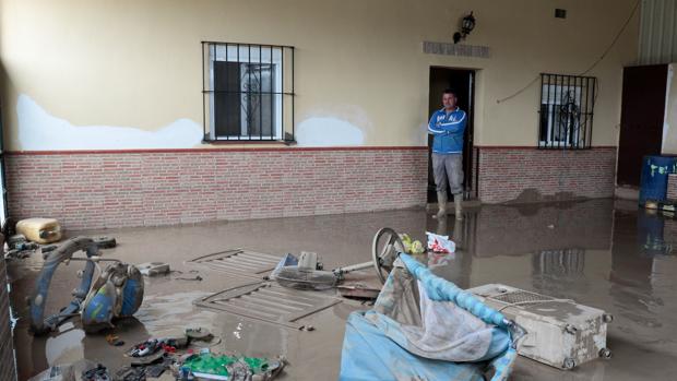 Vecinos de Écija ante la crecida del río Genil: «Esta vez ha ido todo muy deprisa»