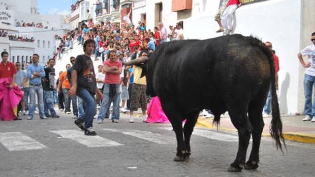 Un muerto al ser corneado durante el Toro del Aleluya