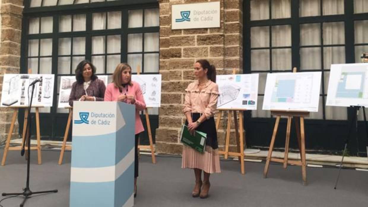 La presidenta de la Diputación, Irene García, en un momento de la presentación.