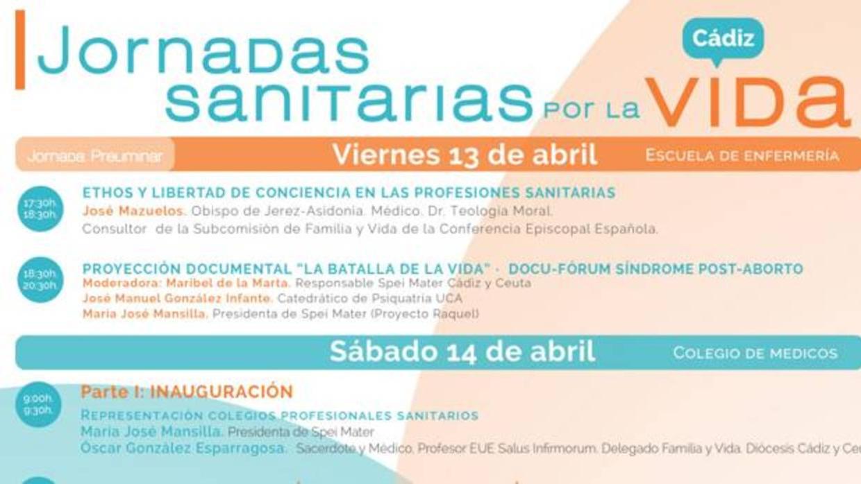 Cádiz acoge las I Jornadas sanitarias por la vida