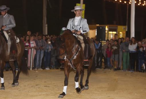 Espectáculo de caballos en la Feria de El Puerto.