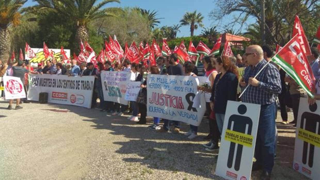 Imagen de la concentración celebrada en Tarifa.
