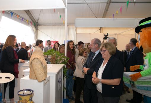 Un momento de la inauguración de la Feria Náutica de Gelves