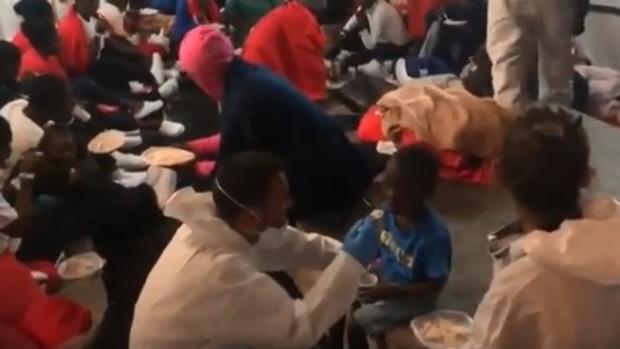 La fragata 'Numancia' salva la vida a 277 personas en el Mediterráneo