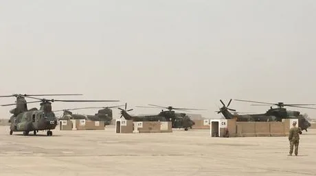 La Unidad española de Helicópteros llega a Irak