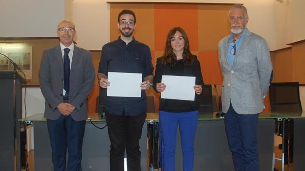 Angel García y Virginia Sánchez ganan el Premio Trabajo Fin de Grado del Colegio de Economistas de Cádiz