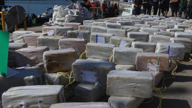 Interceptado en alta mar un velero cargado con 1.500 kilos de cocaína