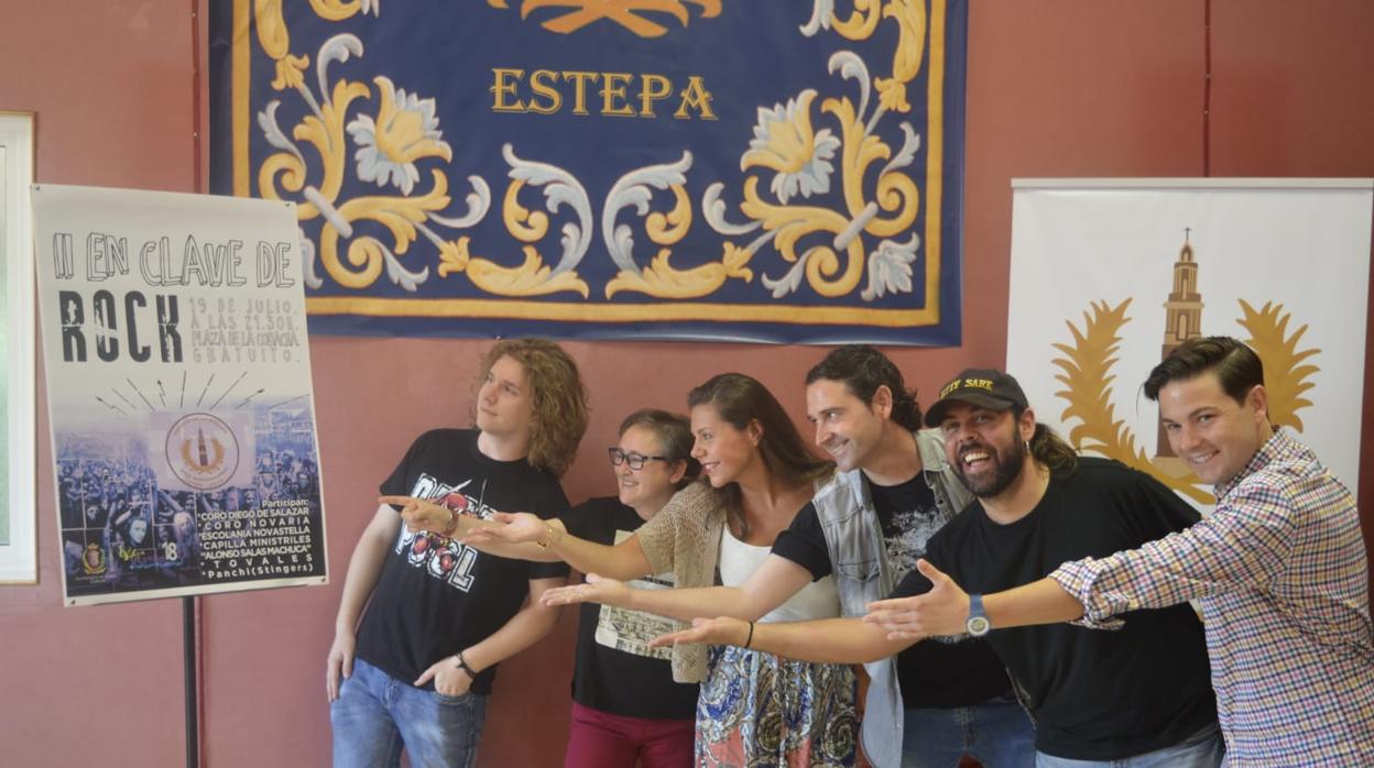 Presentación del II «En clave de rock 2018» por la asociación cultural Amigos de la Música de Estepa