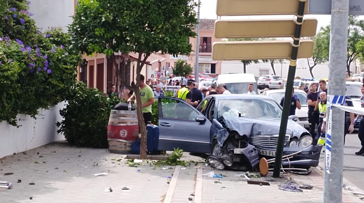 El accidente tuvo lugar en la Avenida Joselito «El Gallo» a las 10.30 horas