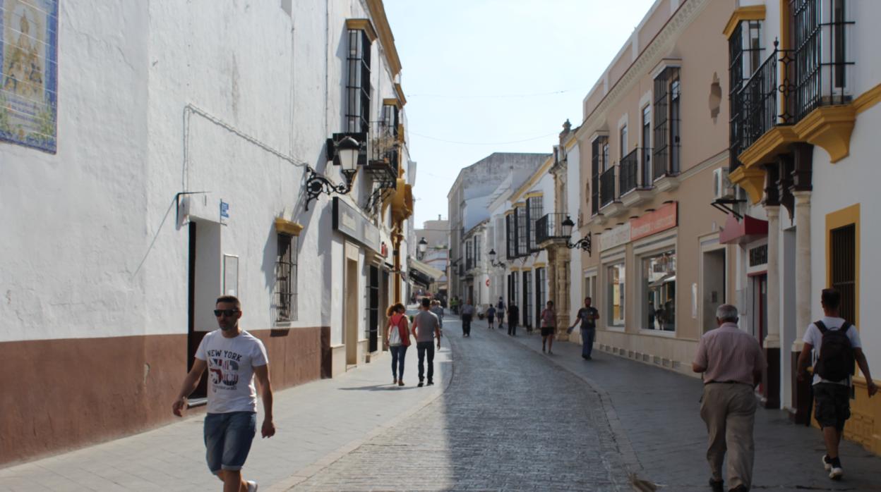 La calle Virgen de Consolación es una de las zonas comerciales más importantes de Utrera