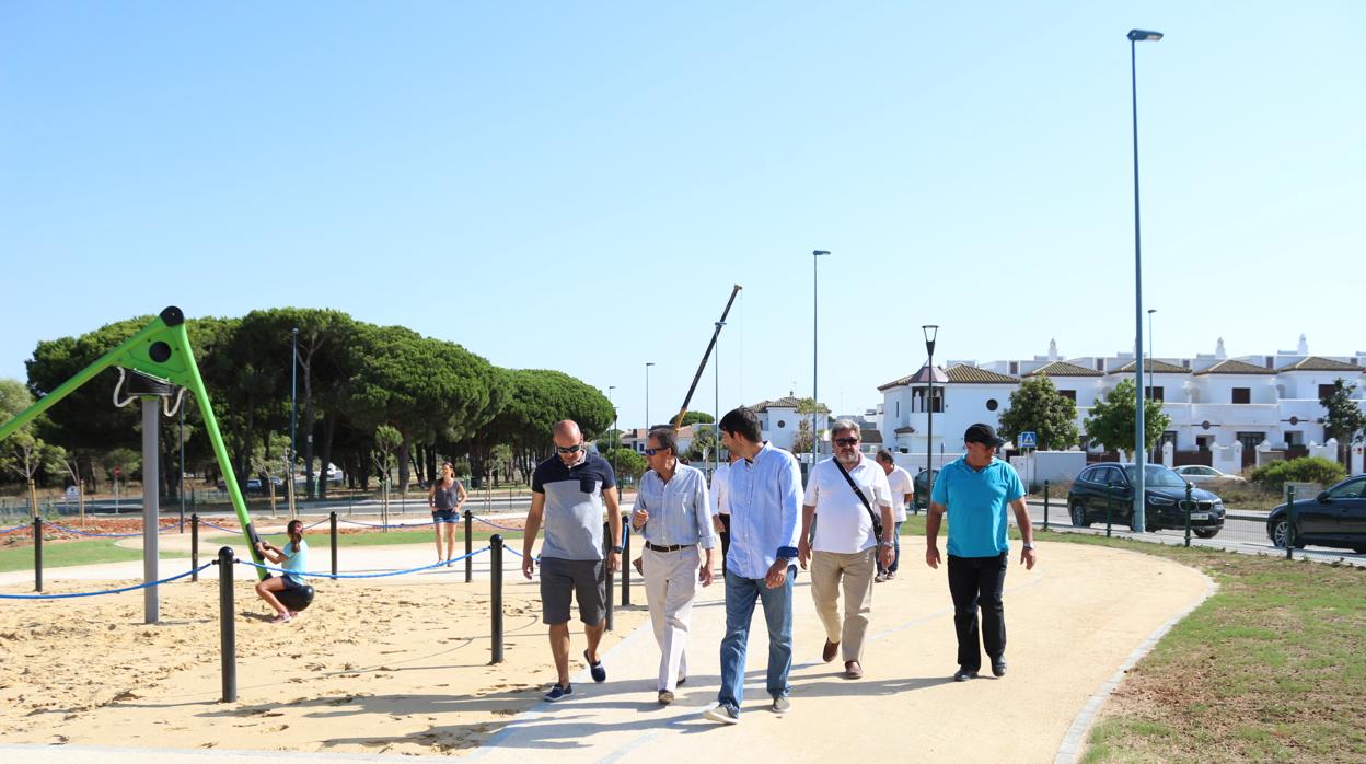 Visita a el nuevo parque en la urbanización del Molino Viejo