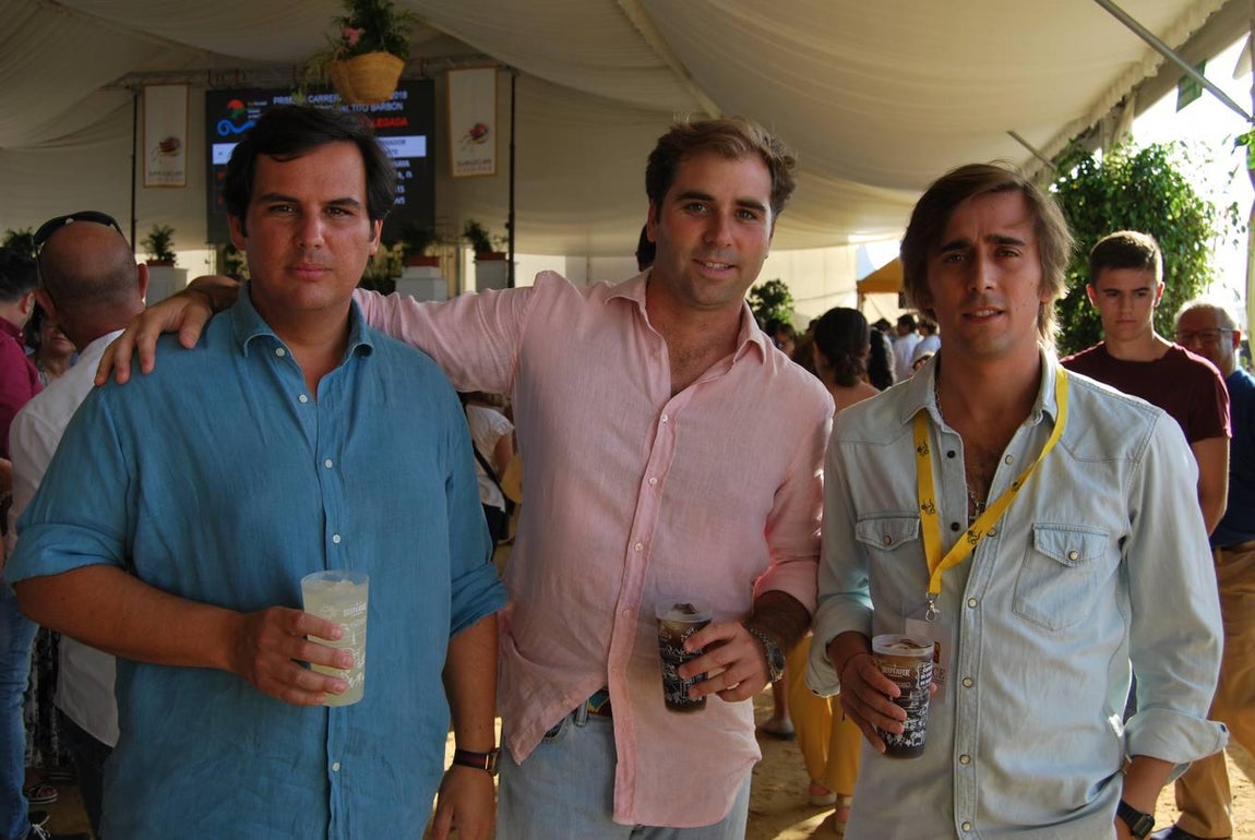 Javier Monzón, Titín Peña Campos y Juan Prats. 