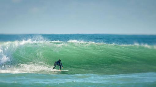 Practicar surf es todo un clásico en la provincia