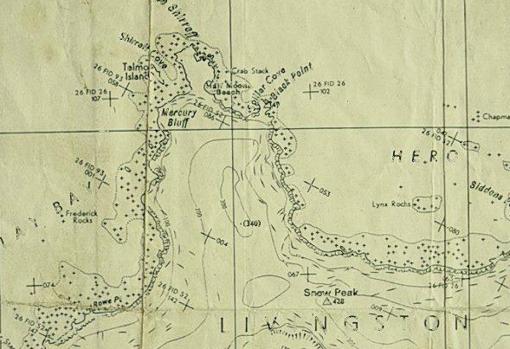 Cartografía inglesa de la década de 1820.