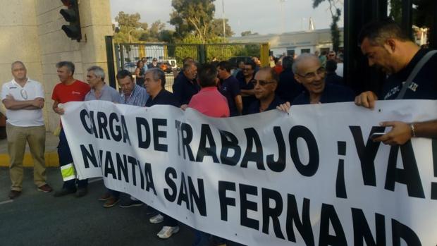 Navantia San Fernando se echa a la calle en defensa del contrato de las corbetas de Arabia Saudí