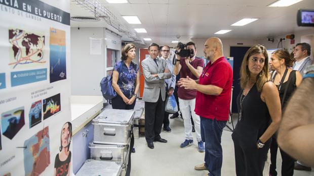 El Buque «Sarmiento de Gamboa» del CSIC atraca en Cádiz para presentar «Ciencia en el Puerto»