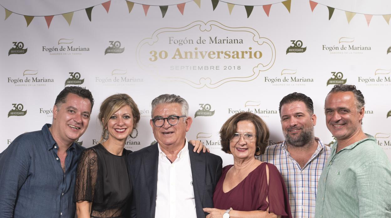 La familia Bey -Torrecilla, fundadores del grupo de restauración.