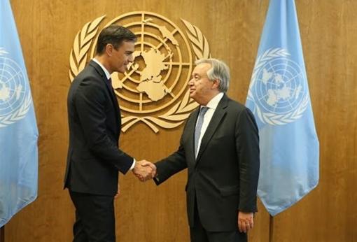 Sánchez habla en la ONU de una «nueva relación» entre la UE y Gibraltar