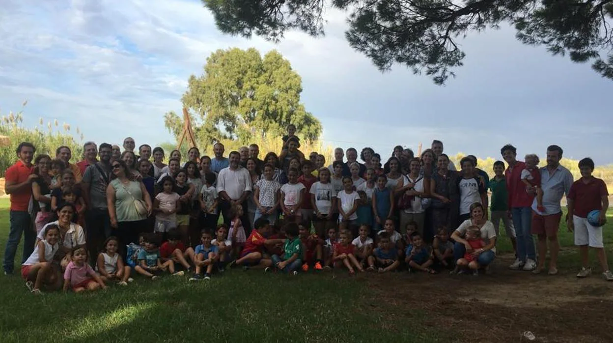 Las familias numerosas de Cádiz celebran su tradicional jornada de convivencia