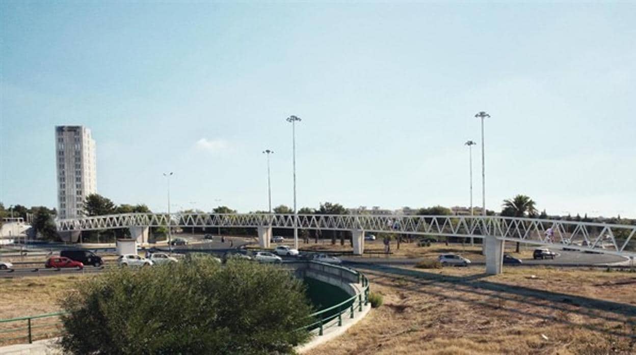 Nueve empresas pujan por el nuevo contrato de obras de la pasarela ciclopetaonal de Ciudad Expo al PISA