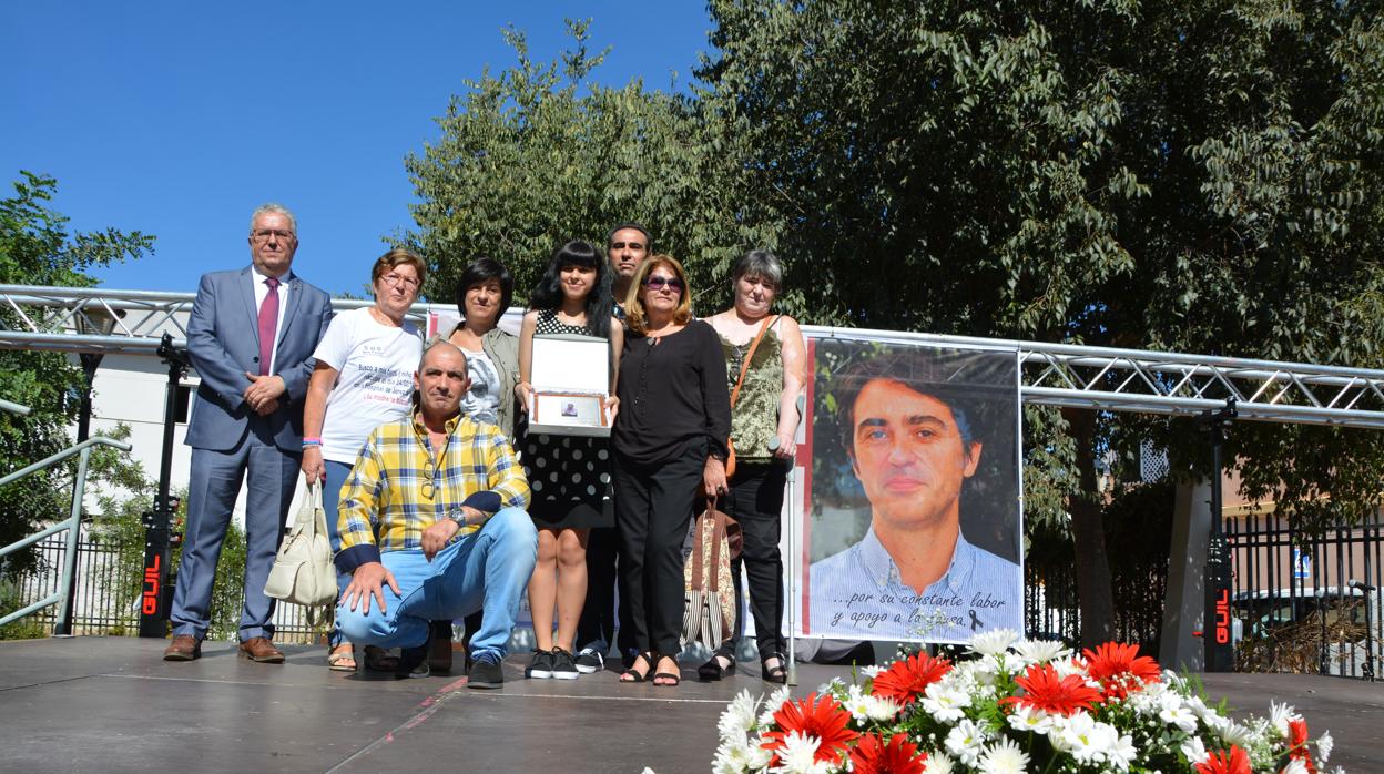 El periodista José Luis Gordillo fue homenajeado este sábado en Bormujos