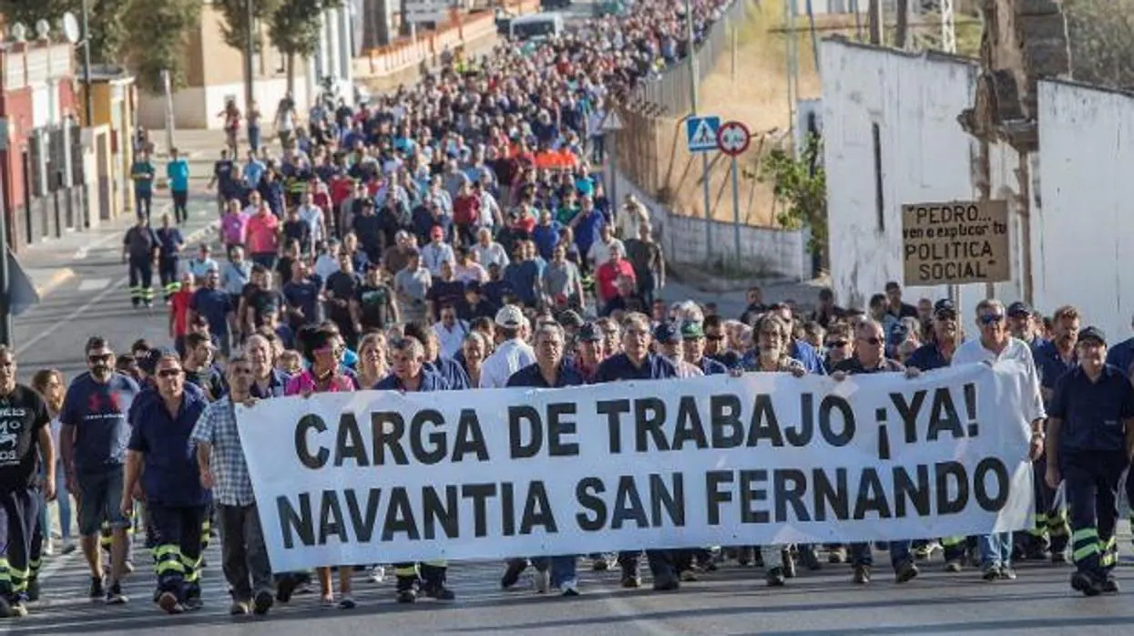 Trabajadores de Navantia, expectantes ante la actuación de España con Arabia Saudí