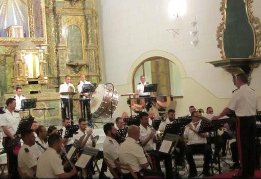 Concierto de la unidad de música del Tercio del Sur.