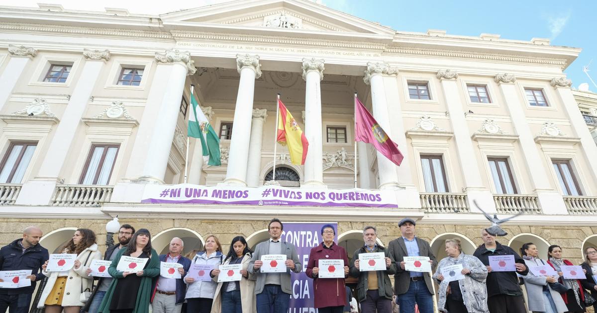 Cádiz muestra su compromiso por el Día contra la violencia hacia las mujeres