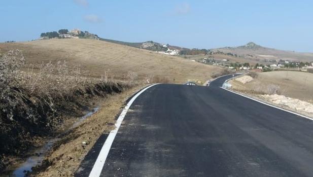 La Diputación culmina las obras de reparación de la carretera que une Bornos con Espera